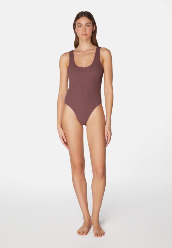 Riva - one size one piece swimsuit grape - Image 2